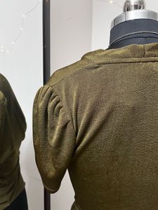 Olive Shiny Body Suit