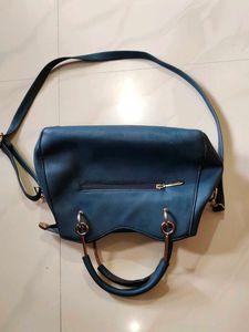 Women Marks Blue Tote Bag
