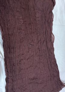 Brand new chocolate brown Dupatta