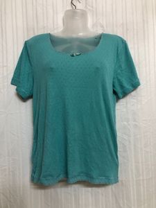 Blue Short Sleeve Top