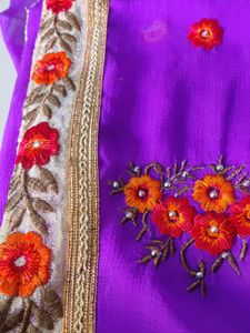 Fashionable Georgette Saree For Function