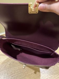 Chic Black and Wine Handbag Combo