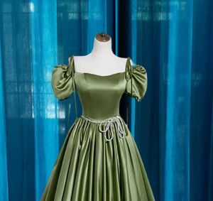 New Long Satin Gown
