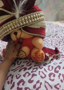 Men&#39;s Wedding Turban with sarbala pagdi