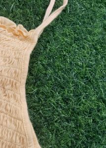 ✨Cute Smocked Crop Tank Top