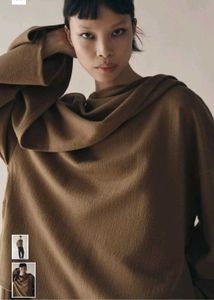 New ZARA Scarf + Sweater