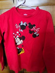 Minnie Mouse Red Sweatshirt