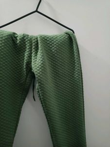 Elegant Purple Striped Pants