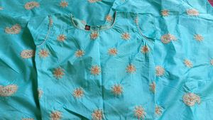 Leheng Choli With Jacket  Teal Embroidered