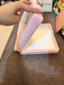 Pink And White Storage Box