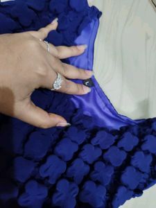 Royal Blue Ruffle Dress