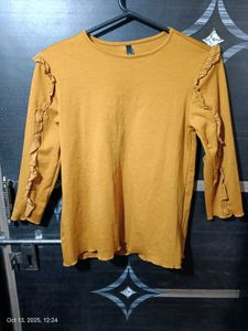 Ruffled Sleeve Top