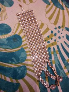 Pearl & Rhinestone Bracelet