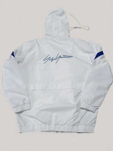White &amp; Blue Zip-Up Jacket, XL SIZE
