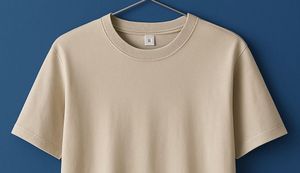 Beige Cotton T-Shirt