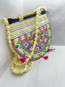 Embroidered Sling Bag