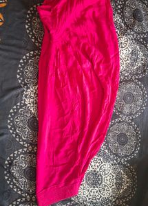 Red Printed Kurta Set