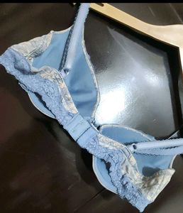 Grey Floral Printed Bra For 34 D Bust