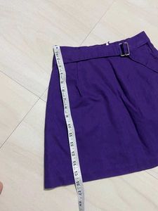 Cute Purple Mini Skirt