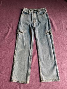 straight Leg Denim Jeans
