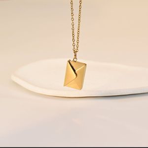 Paris Love Letter Gold-Plated Necklace