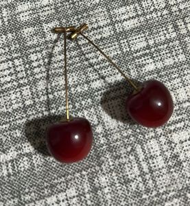 Cherry Drop Earrings