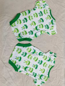 Set Of 2 - Mothercare Green Onesies