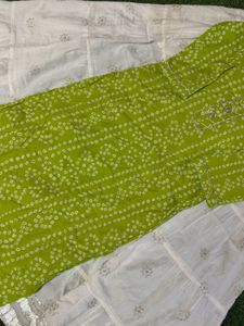 Long Skirt With Kurti Set