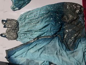 Sequin Lehenga Choli Set