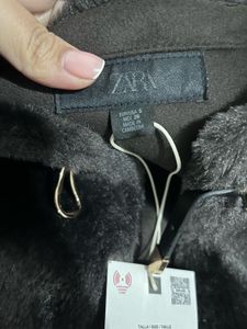 Zara Faux Fur fireman jacket