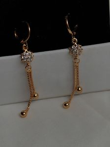 18k Gold Plated Floral Earrings