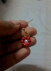 COMBO OF FLOWER LOCKET AND EARRING🧡🧡❤️❤️