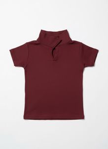Cute Maroon Baby Polo Shirt