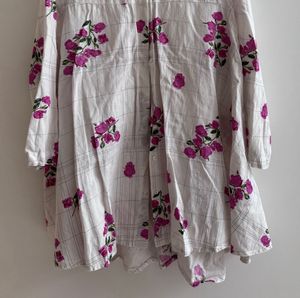 Floral Embroidered Tunic