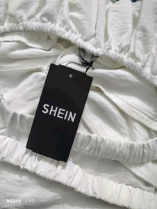 White Strapless Mini Dress