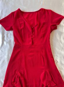 Red Party Mini Dress