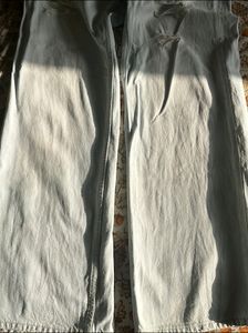H&amp;M Wide Leg Light Blue Jeans