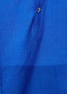 Navy Blue Cotton Blend Like New Punjabi 40Size