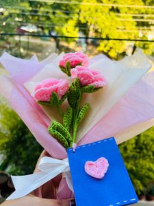 Crochet Handmade Roses Bouquet