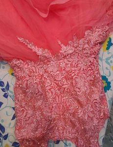 pink barbie gown