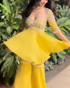 Stunning Omal Sindwani Designer Sharara Set 💛