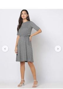 Checkered Casual Dress