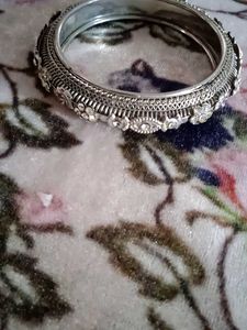 Silver Tone Bangle Bracelet