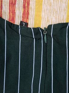 Dark Green Women Top