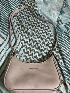 Trendy Light Grey Shoulder Bag – Everyday Casual &amp;