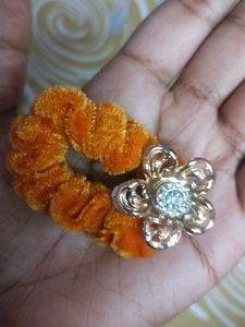 Floral Hair Scrunchies - Set of 8