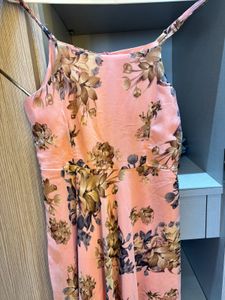 Floral Print Pink Dress