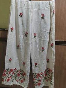 New Embroidered Palazzo Pants
