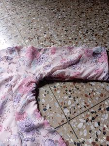 Floral Pink Short Kurti