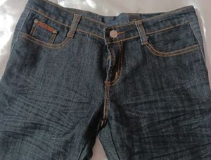 Denim Capri Pants
